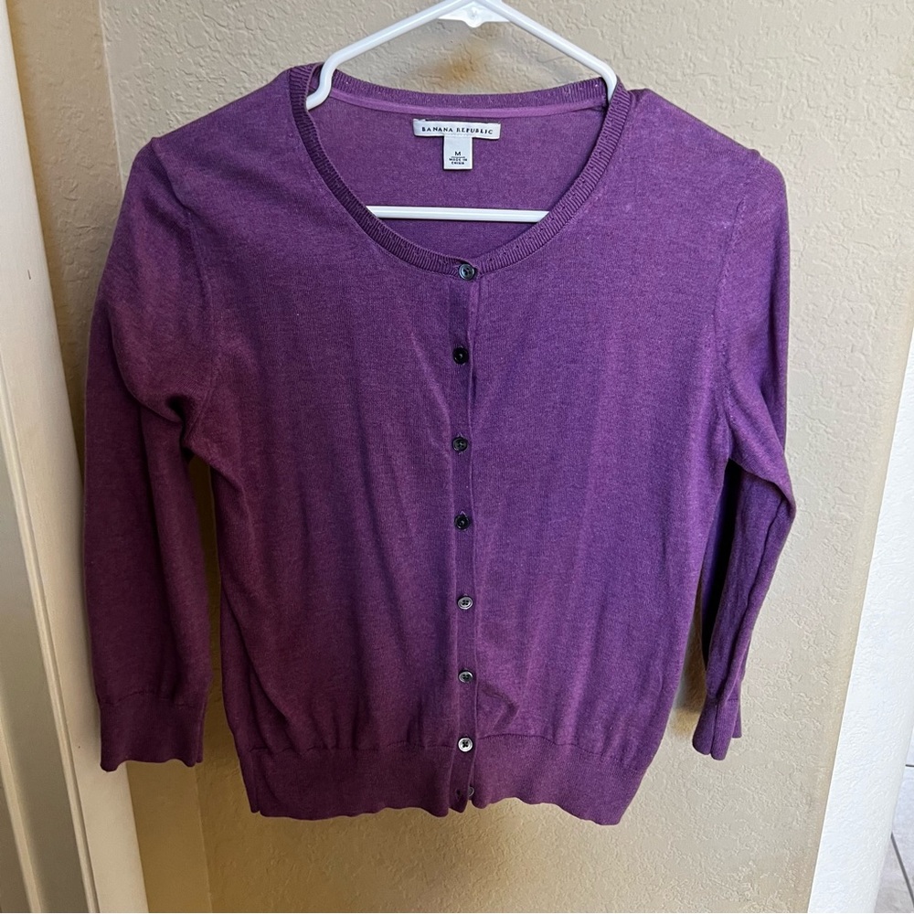 Banana republic 3/4 sleeve cardigan